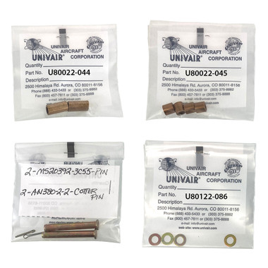 PSK-1   UNIVAIR RUDDER ATTACH HARDWARE KIT - FITS PIPER