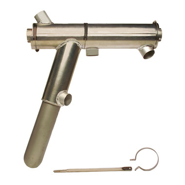 3241HR   HOT ROD MUFFLER AND SHROUD - FITS PIPER