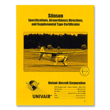 SSS   STINSON SPECIFICATIONS, ADS AND STCS