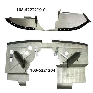 165BS   STINSON 165HP BAFFLE SET