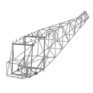 108-3411000-3   STINSON FUSELAGE ASSEMBLY