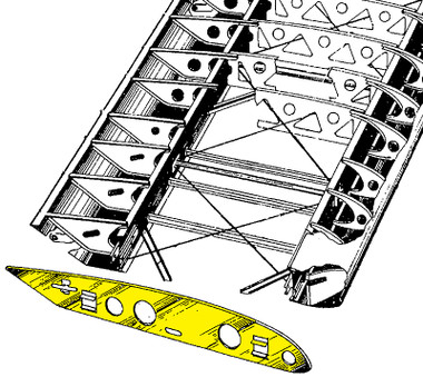 108-1111038-2   STINSON WING RIB ASSEMBLY - LEFT