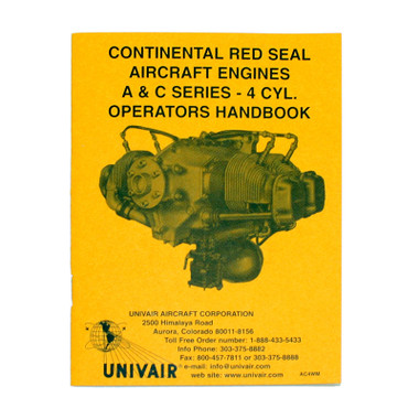 AC4WM   CONTINENTAL A AND C SERIES 4-CYLINDER OWNERS MANUAL