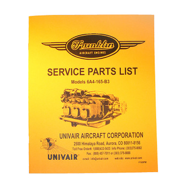 F165PM   FRANKLIN 165HP PARTS MANUAL