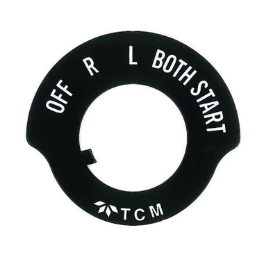 10-126676   SCINTILLA IGNITION SWITCH PLACARD