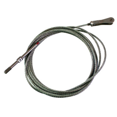 U0510105-237   UNIVAIR FORWARD RUDDER CABLE - RIGHT - FITS CESSNA