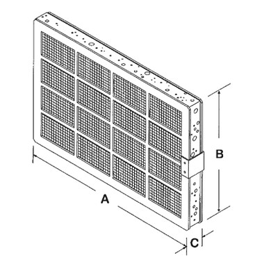 BA-4010   BRACKETT FILTER ASSEMBLY