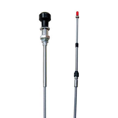 A800-10-0360   FRICTION LOCK CONTROL - 36 INCH - BLACK KNOB