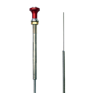 A700-20-0720   BUTTON LOCK CONTROL - 72 INCH - RED KNOB