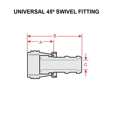 4797-4   UNIVERSAL 45 DEGREE SWIVEL FITTING
