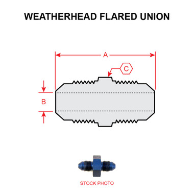 42X2   WEATHERHEAD FLARED UNION