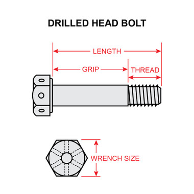 AN77-20   AIRFRAME BOLT - 7/16 X 2 INCH
