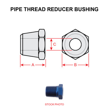 AN912-5D   PIPE THREAD REDUCER BUSHING
