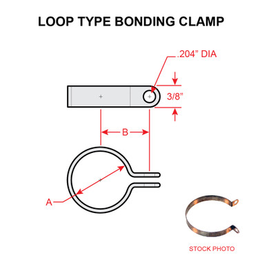 AN735-20   LOOP TYPE BONDING CLAMP