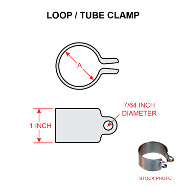 AN741-13   TUBE CLAMP - TYPE A