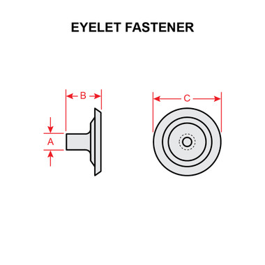 AN227-9   EYELET FASTENER