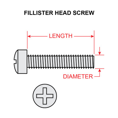AN500-10R8   FILLISTER HEAD SCREW