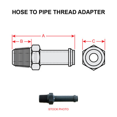 AN840-6D     HOSE TO PIPE THREAD ADAPTER