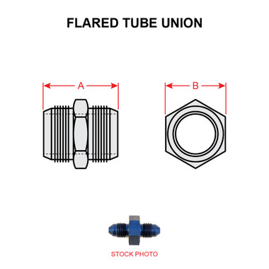 AN815-8D   FLARED TUBE UNION