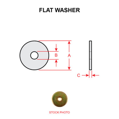 AN970-7   FLAT WASHER