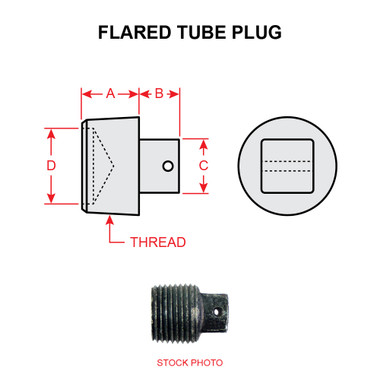 AN913-3S   SQUARE HEAD PIPE THREAD PLUG