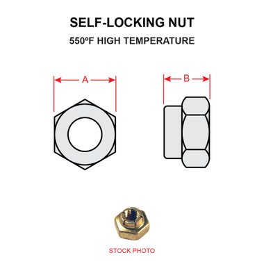 MS20365-720C   SELF-LOCKING NUT (HIGH TEMPERATURE)