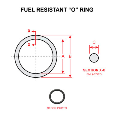 MS29513-012 FUEL RESISTANT O-RING - Univair Aircraft Corporation