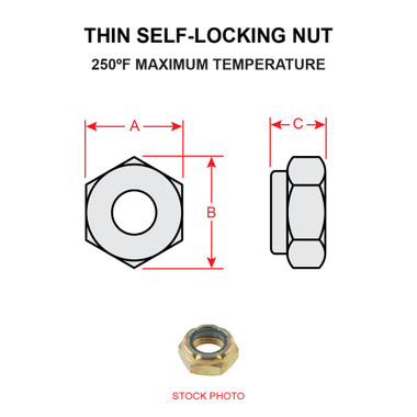 MS21083N3 THIN SELF-LOCKING NUT - Univair Aircraft Corporation