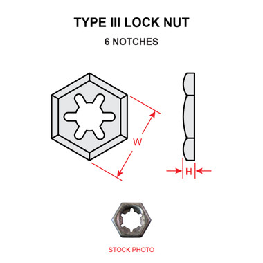 MS27151-13   LOCK NUT - TYPE III
