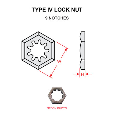 MS27151-21   LOCK NUT - TYPE IV