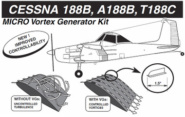VG5037   MICRO VORTEX GENERATOR KIT - CESSNA 188