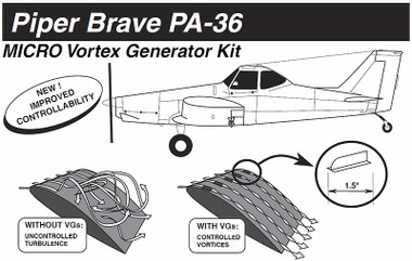 VG5039   MICRO VORTEX GENERATOR KIT - PIPER PA-36