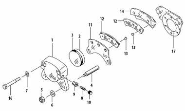 030-00900   CLEVELAND BRAKE ASSEMBLY