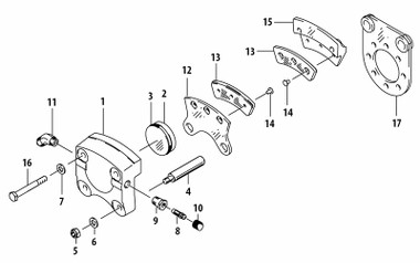 030-01901   CLEVELAND BRAKE ASSEMBLY