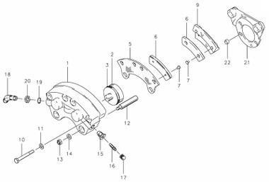 030-05213   CLEVELAND BRAKE ASSEMBLY