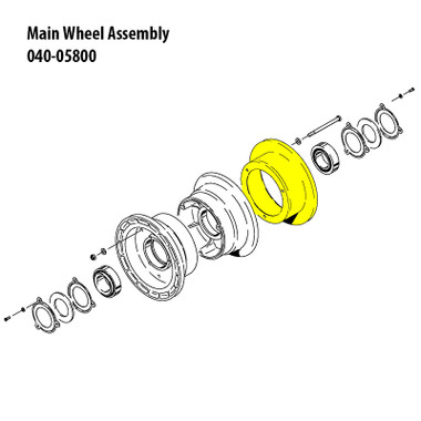 164-10900   CLEVELAND BRAKE DISC - CHROME
