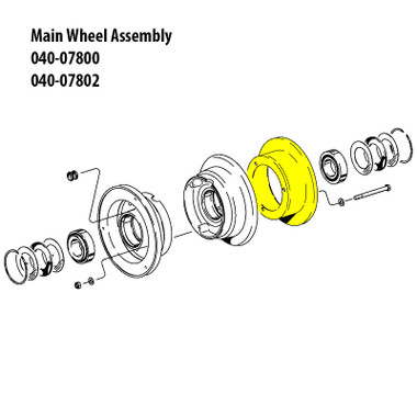 164-11700   CLEVELAND BRAKE DISC - CHROME