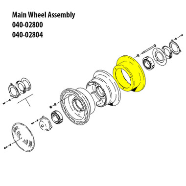 164-10500   CLEVELAND BRAKE DISC - CHROME