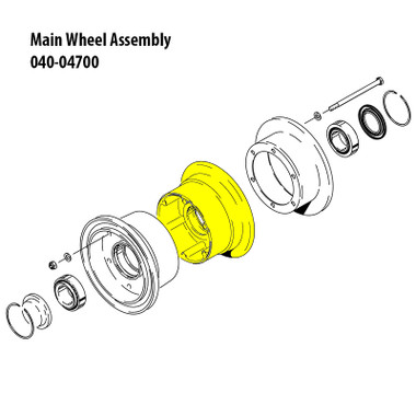 161-02200   CLEVELAND INNER WHEEL HALF ASSEMBLY