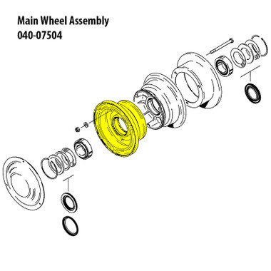 162-02700   CLEVELAND OUTER WHEEL HALF ASSEMBLY
