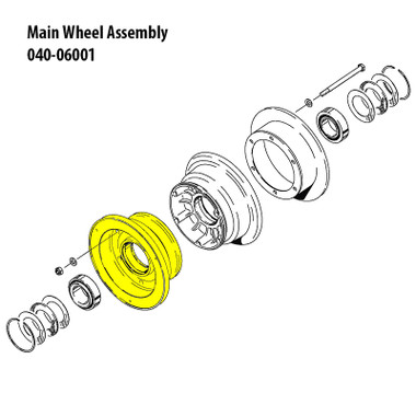 162-06501   CLEVELAND OUTER WHEEL HALF ASSEMBLY