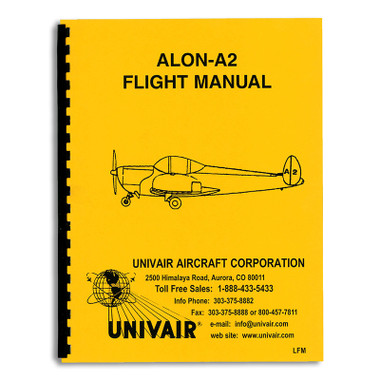 LFM   ALON A-2 FLIGHT MANUAL