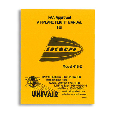 DFM   ERCOUPE 415-D FLIGHT MANUAL