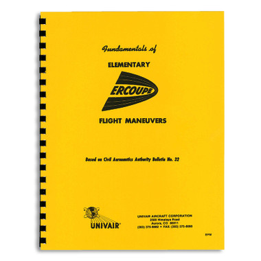EFM   FUNDAMENTALS OF ELEMENTARY ERCOUPE FLIGHT MANEUVERS