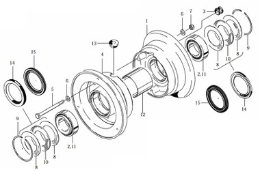 040-08700 CLEVELAND NOSE WHEEL ASSEMBLY