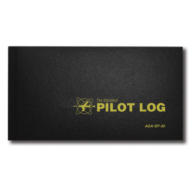 ASA-SP-30   STANDARD PILOT LOG - BLACK