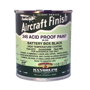 RANDOLPH ACID PROOF BATTERY BOX BLACK PAINT