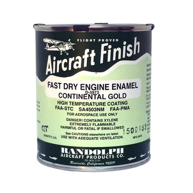 RANDOLPH ENGINE ENAMEL - CONTINENTAL GOLD