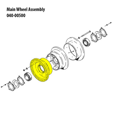 162-00600   CLEVELAND OUTER WHEEL HALF ASSEMBLY
