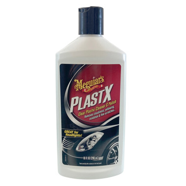 PLASTX-10   MEGUIARS PLASTX CLEANER AND POLISH - 10 OZ